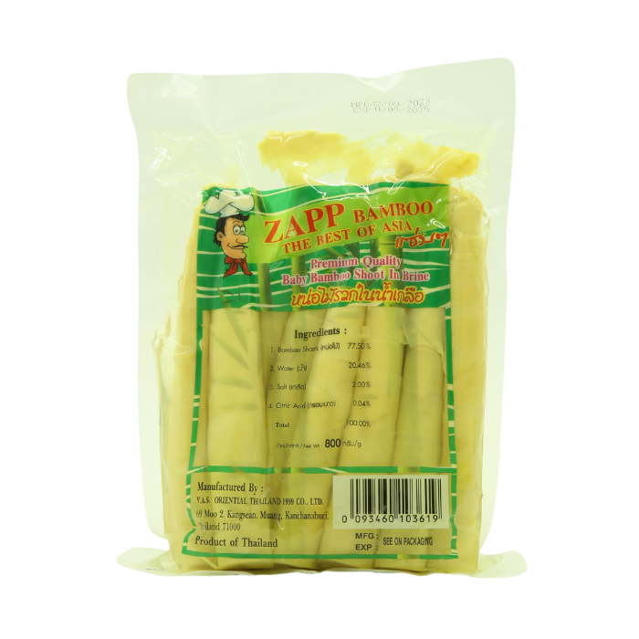 BRAND ZAPP BAMBOO BABY BAMBOO SHOT IN BRINE