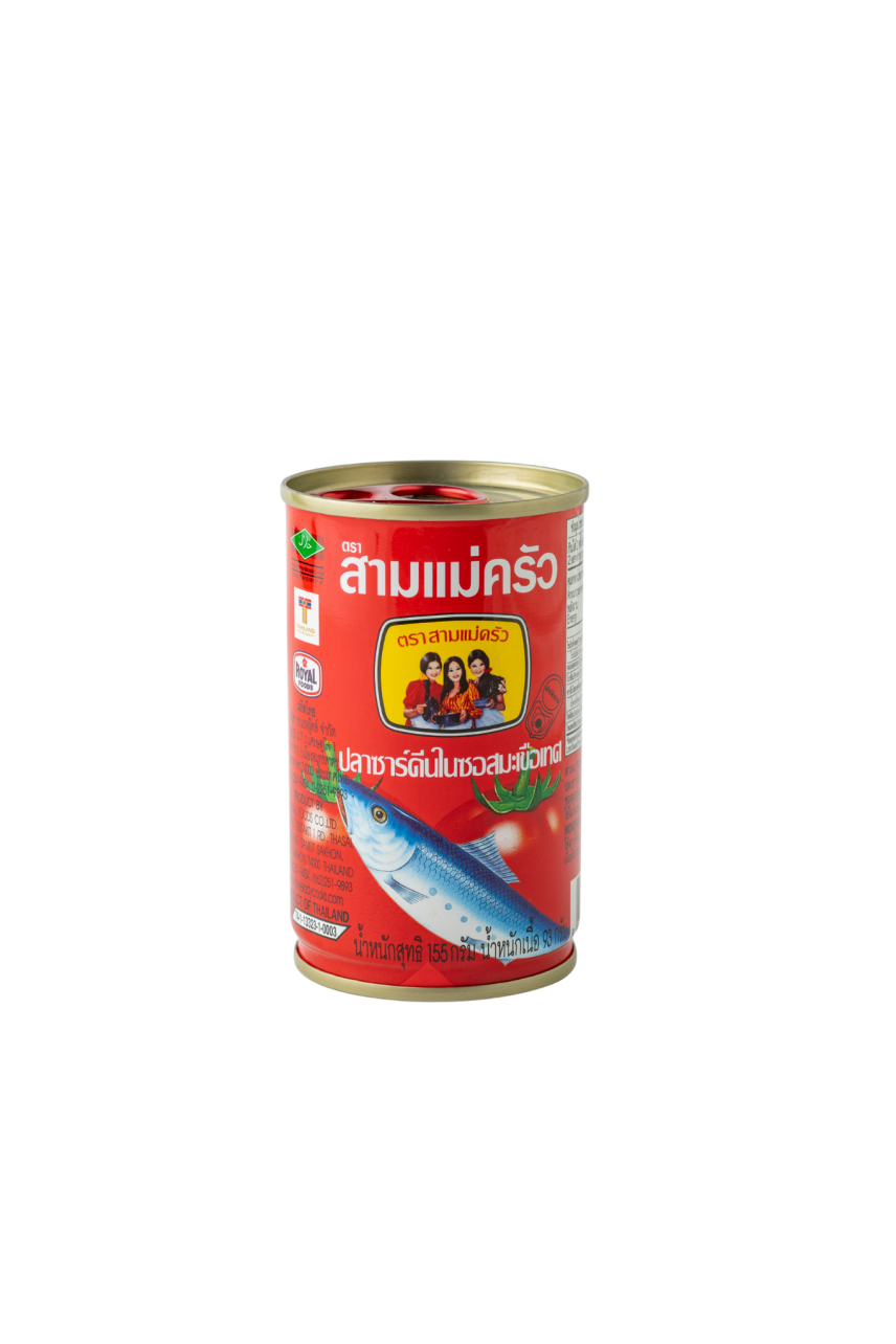 BRAND THREE LADY COOKS SARDINES IN TOMATO SACE