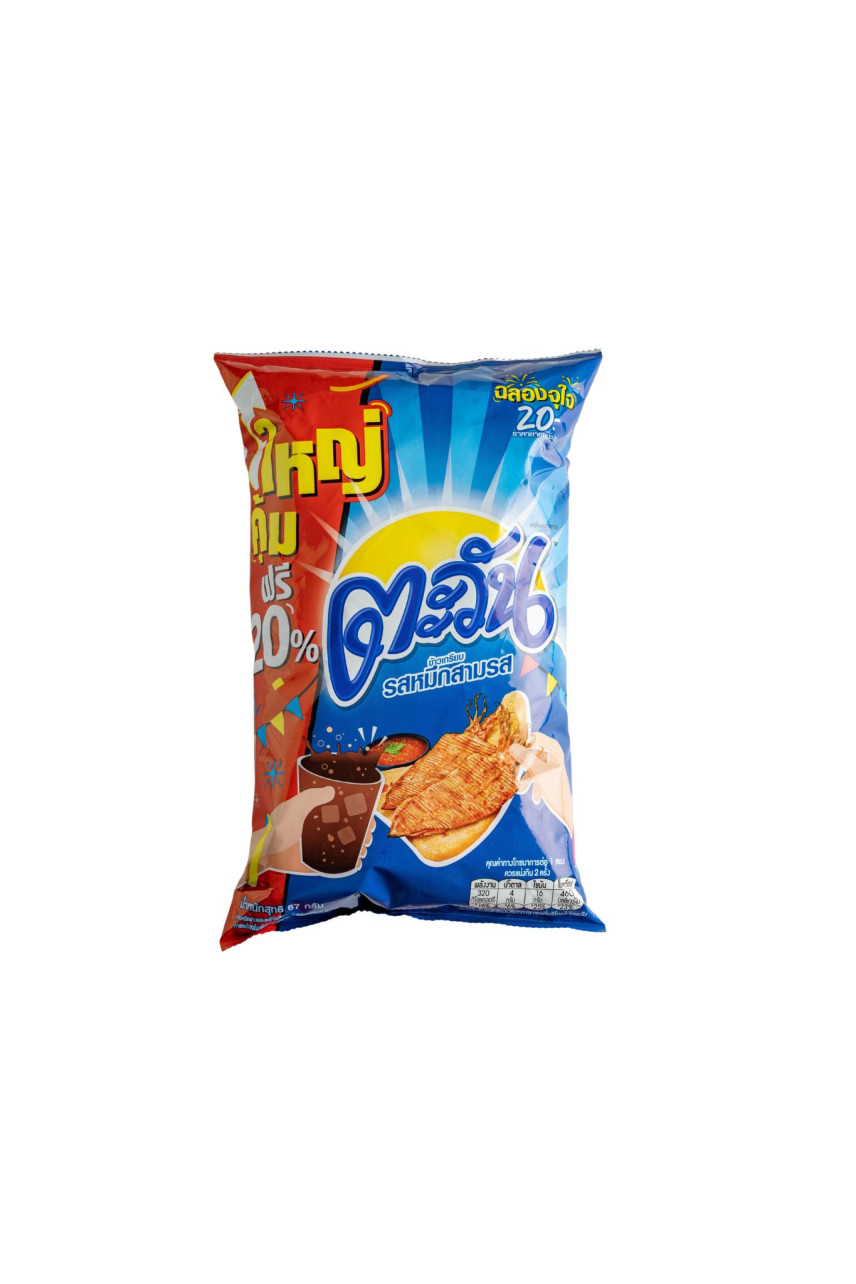 Tawan Brand Squid Flavour ”Three-Flavor” Rice Crackers