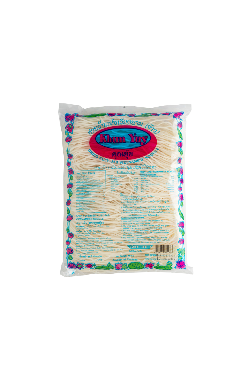 Khun Yui Brand Dried Vietnamese Kuay Jap (Cháo/Bánh Phở)